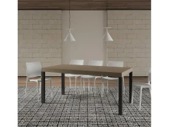 Mesa extensible 90x200/460 cm Everyday Premium gris paloma patas antracita