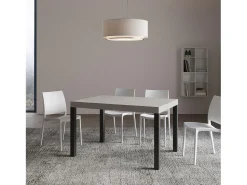 Mesa extensible 120/380x90 cm Everyday Premium patas antracita cachemir