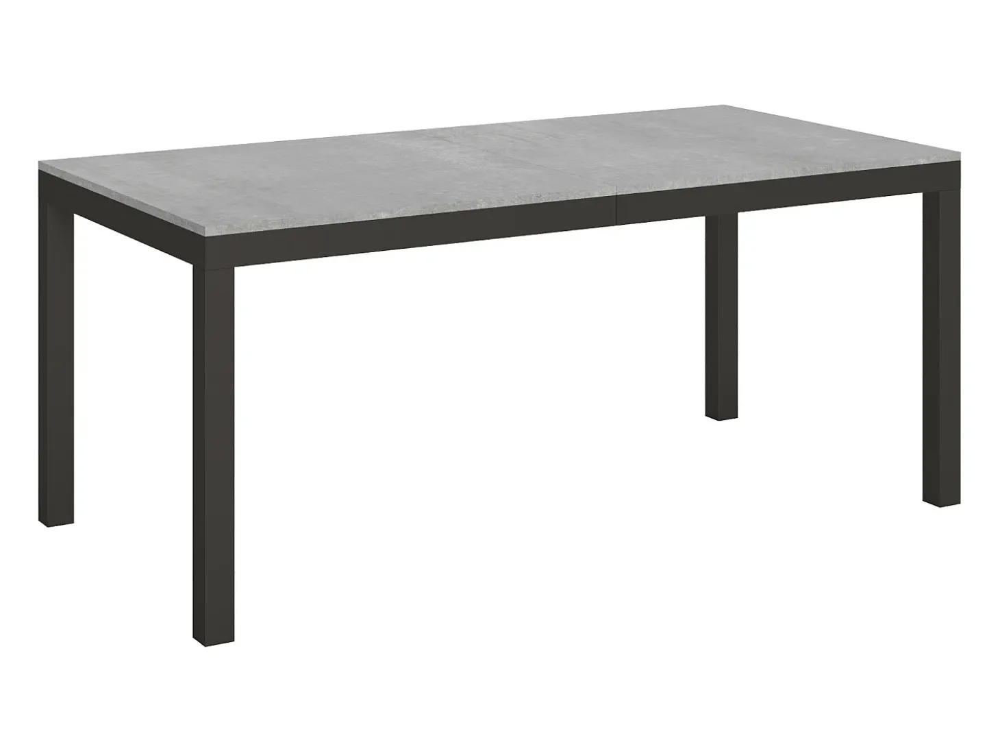 Mesa extensible 180/284x90 cm Everyday Evolution cemento estructura et patas antracita