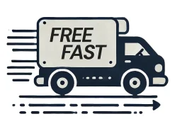 Mesa extensible 160/244x80 cm Karida nogal patas blancas