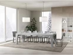 Mesa extensible 90x200/304 cm Naxy Premium Cemento
