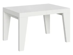 Mesa extensible 130/234x90 cm Naxy fresno blanco