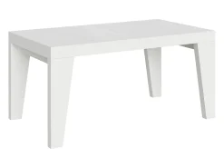 Mesa extensible 160/420x90 cm Naxy fresno blanco