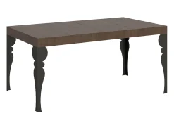 Mesa extensible 90x130/234 cm Paxon Premium estructura Nogal Antracita