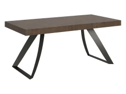 Mesa extensible 90x180/440 cm Proxy Nogal estructura Antracita
