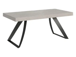 Mesa extensible 90x180/284 cm Proxy Cachemira estructura Antracita