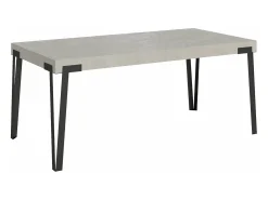 Mesa extensible 90x200/304 cm Rio Cachemira estructura Antracita