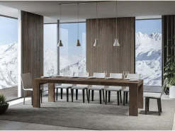 Mesa extensible 90x180/440 cm Roxell Premium Nogal