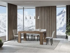 Mesa extensible 200/304x90 cm Roxell nogal