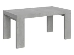 Mesa extensible 160/264x90 cm Roxell cemento