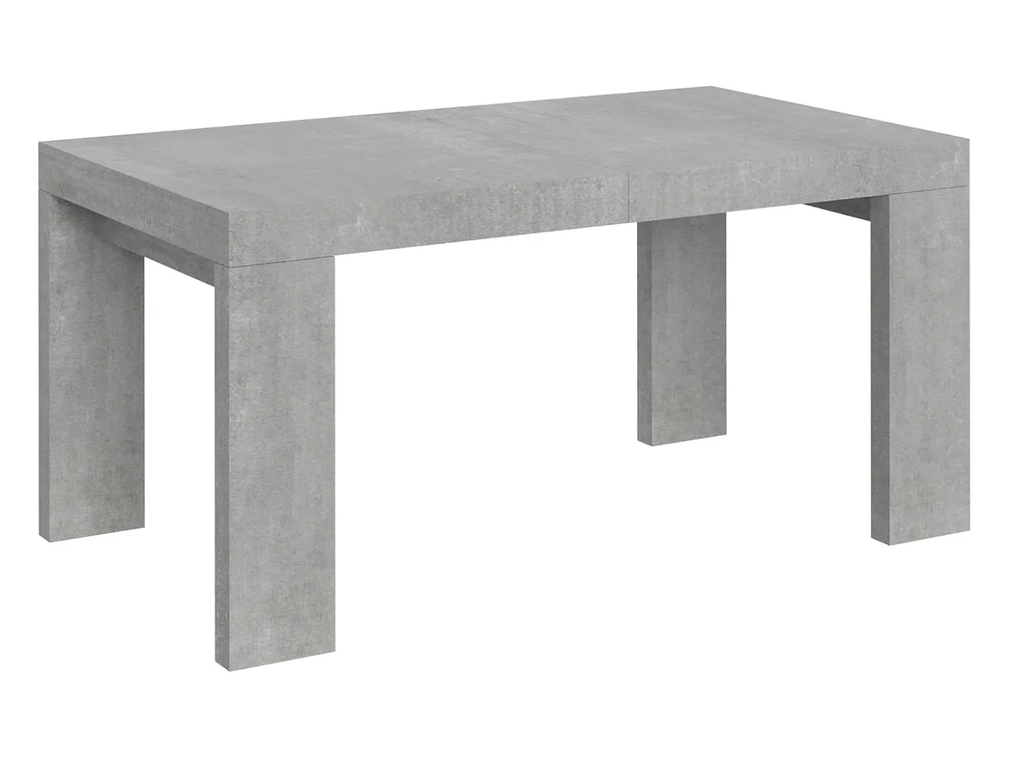 Mesa extensible 160/264x90 cm Roxell cemento