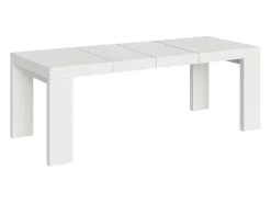 Mesa extensible 180/284x90 cm Roxell Premium fresno blanco