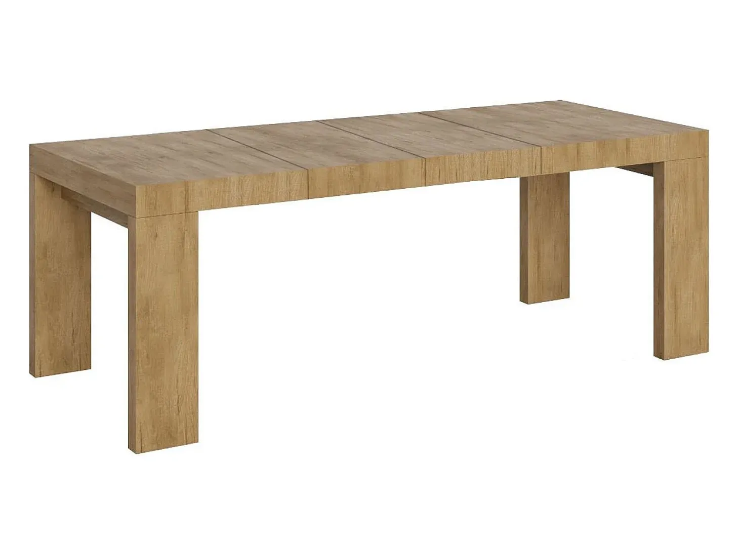 Mesa extensible 180/284x90 cm Roxell Premium roble natural