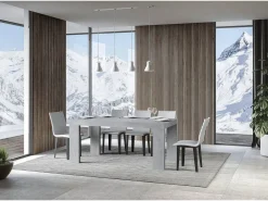 Mesa extensible 90x180/440 cm Roxell Premium Cemento