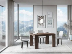 Mesa extensible 140/400x90 cm Roxell nogal