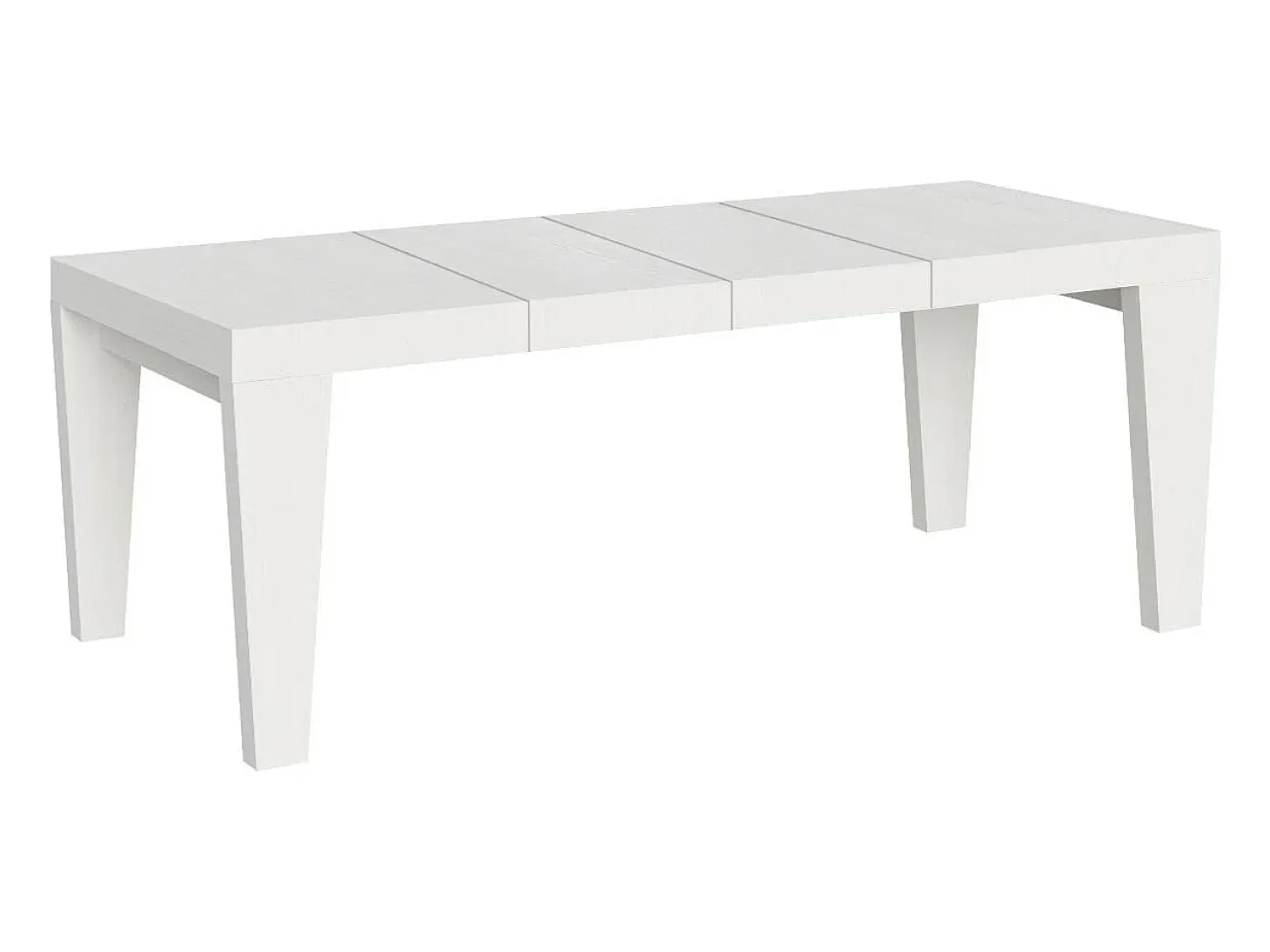 Mesa extensible 180/284x90 cm Spimbo Premium fresno blanco