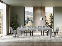 Mesa extensible 200/304x90 cm Spimbo cemento
