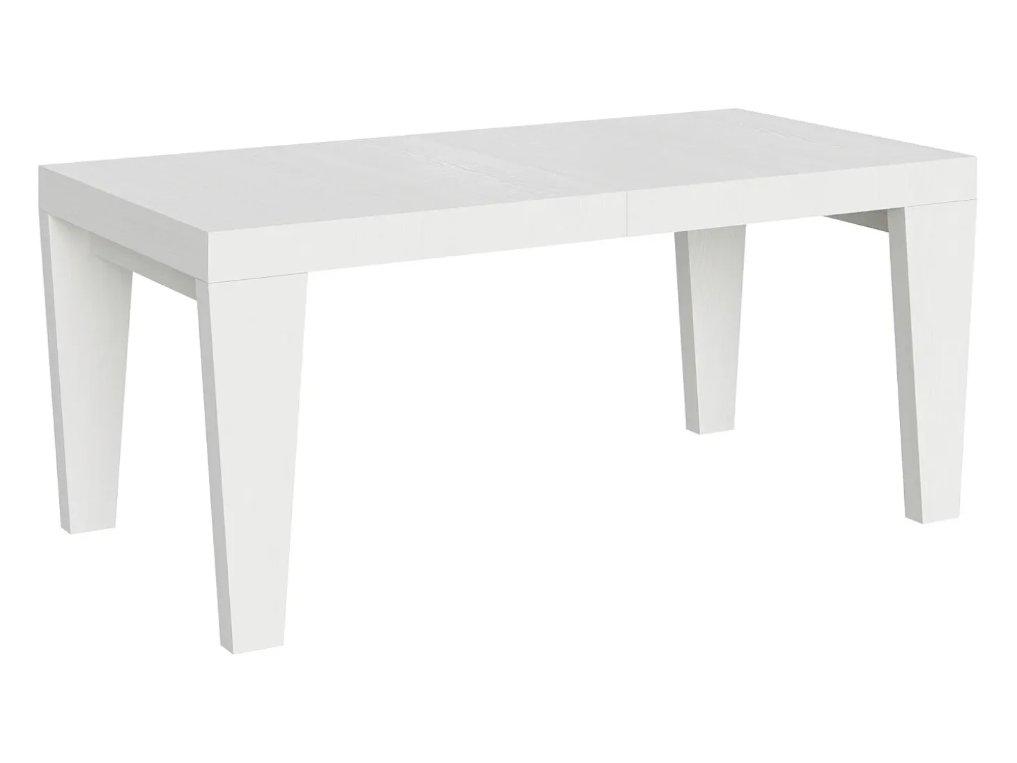 Mesa extensible 180/440x90 cm Spimbo fresno blanco
