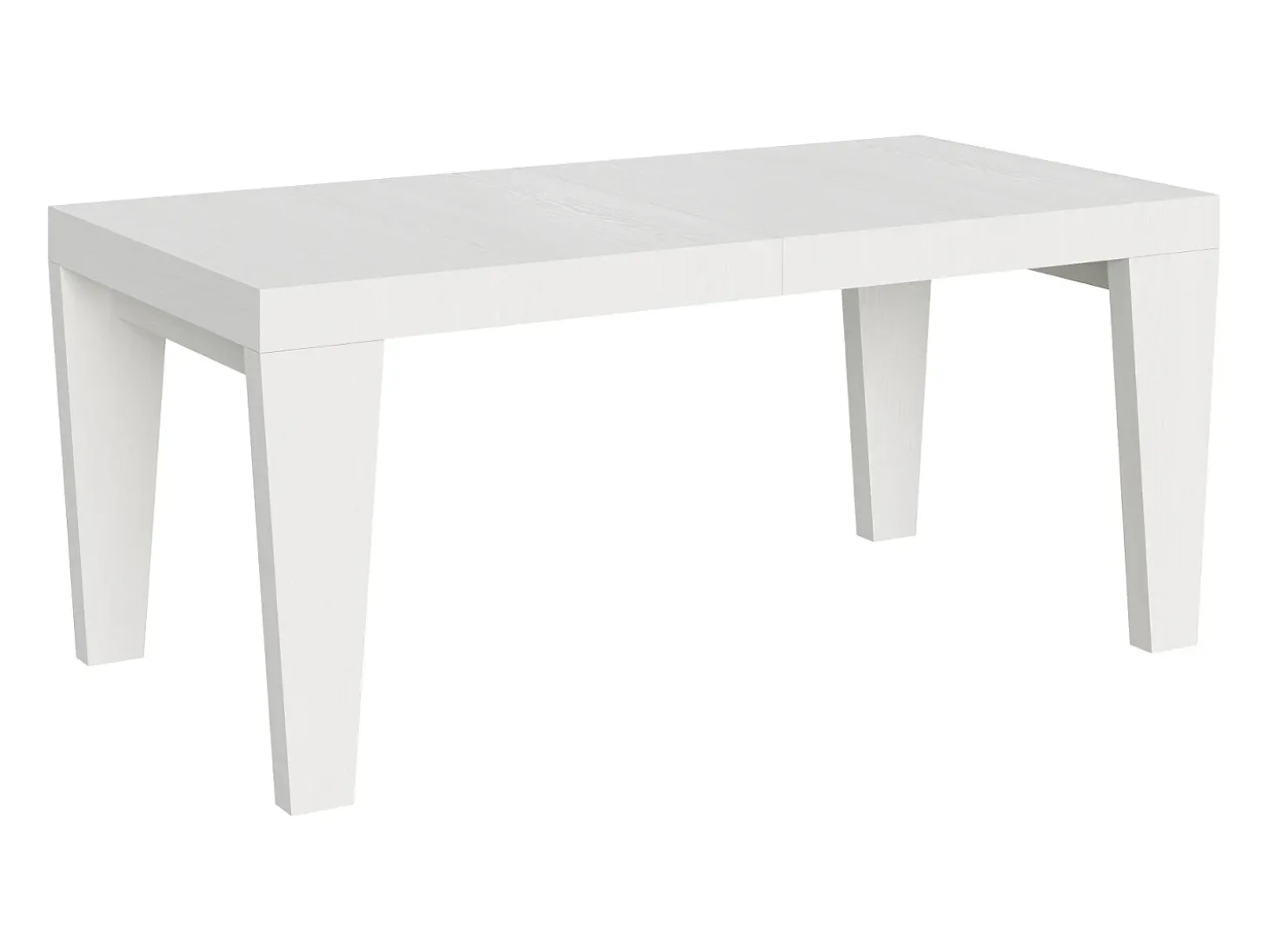 Mesa extensible 200/460x90 cm Spimbo fresno blanco