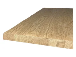 Mesa extensible 90x160/210 cm Tabira roble descortezado patas antracita