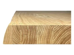Mesa extensible 90x180/280 cm Tabira roble descortezado patas antracita