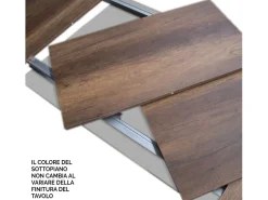 Mesa extensible 90x130/390 cm Tapa Roxell Mix Cement - Patas Fresno Blanco