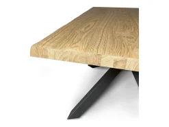 Mesa extensible 90x160/260 cm Versalux patas roble descortezado 4/B