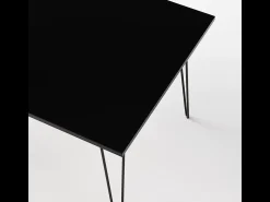 Mesa HAIRPIN 90 x 90 cm para cocina, salón, comedor Negro