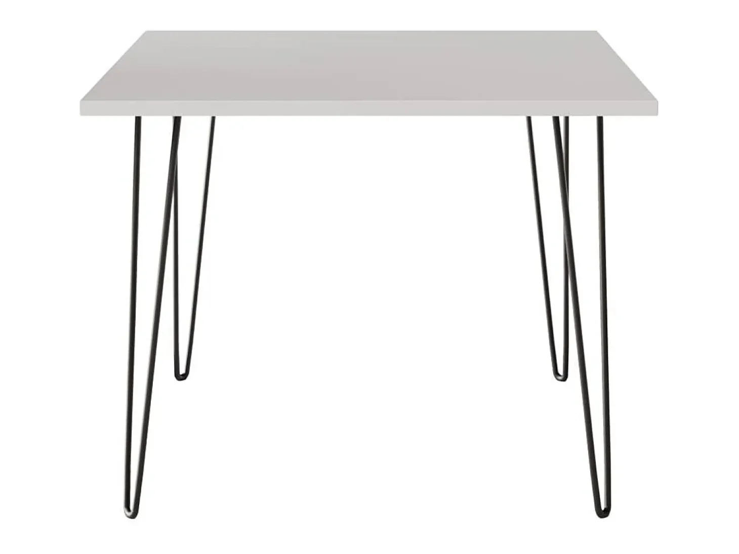 Mesa HAIRPIN 90 x 90 cm para cocina, salón, comedor Gris