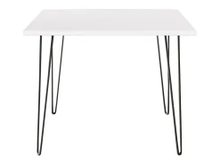 Mesa HAIRPIN 90 x 90 cm para cocina, salón, comedor Blanco