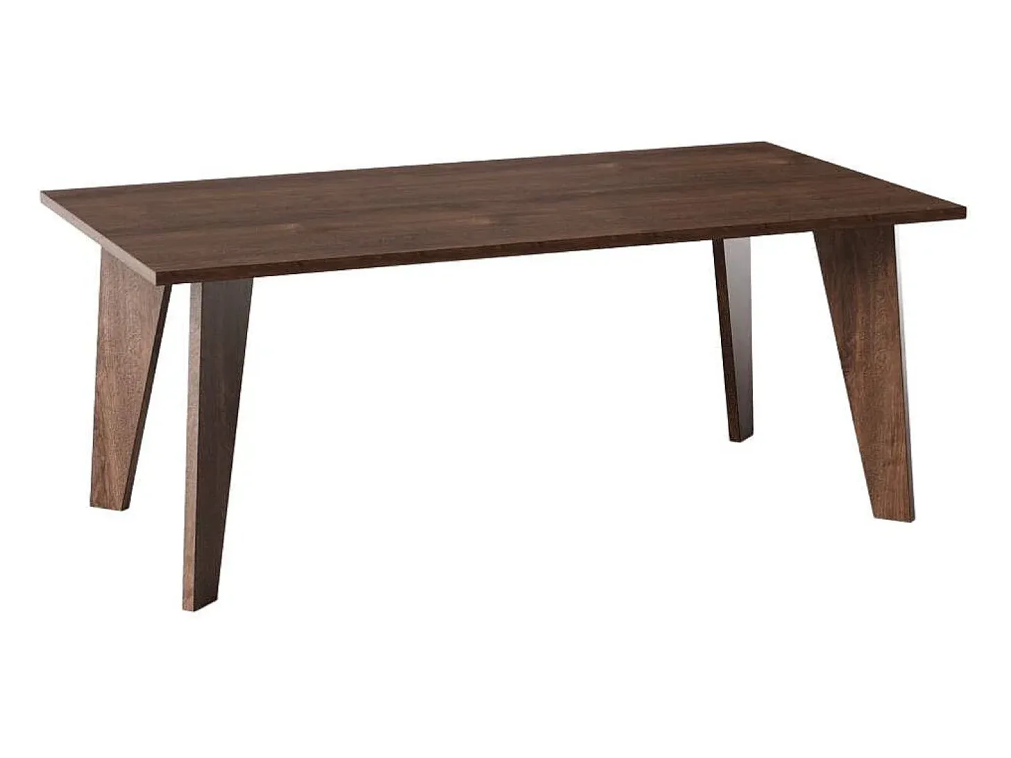 Mesa HOLT 180 x 95 cm para cocina, salón, comedor Roble Chocolate