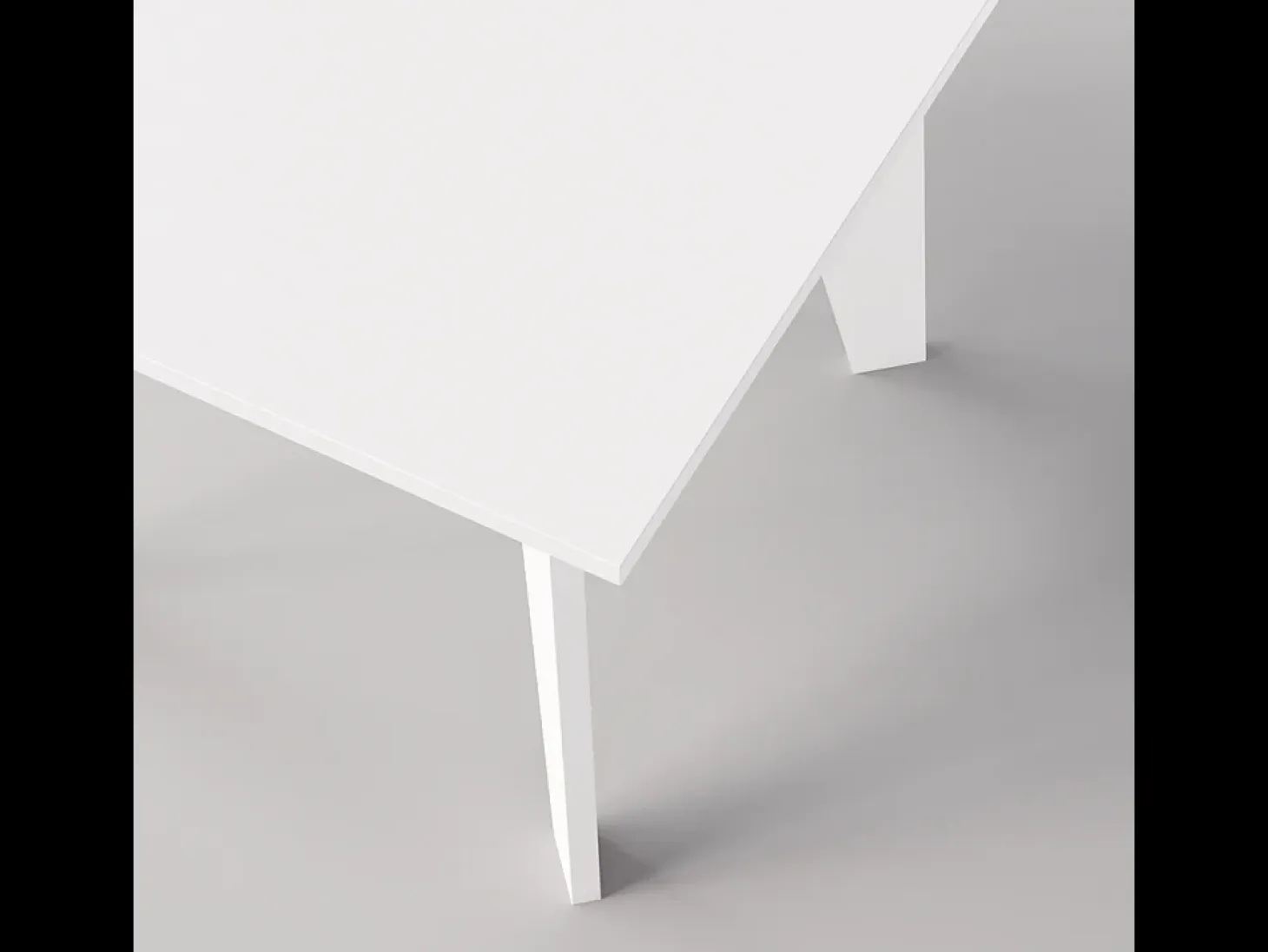 Mesa OLEN 90 x 90 cm para cocina, salón, comedor Blanco
