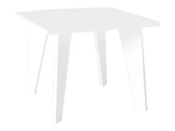 Mesa OLEN 90 x 90 cm para cocina, salón, comedor Blanco