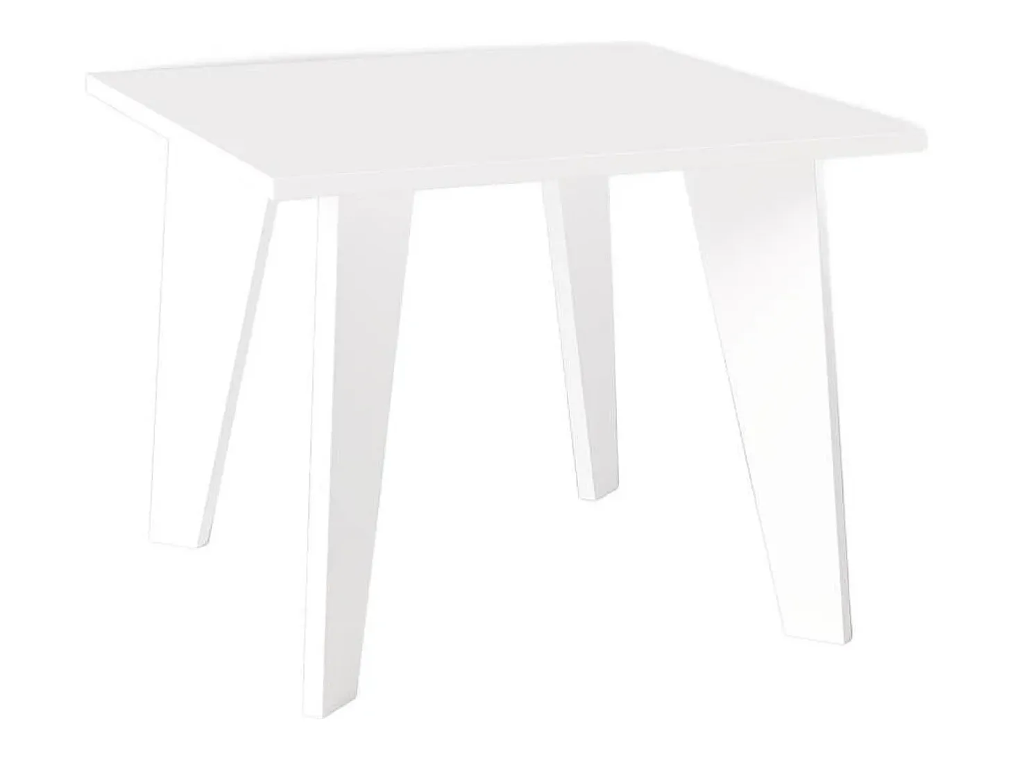 Mesa OLEN 90 x 90 cm para cocina, salón, comedor Blanco