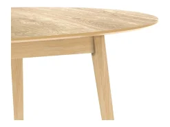 Mesa ovalada extensible de 6/8 personas en madera clara de 170/200 cm - Eddy