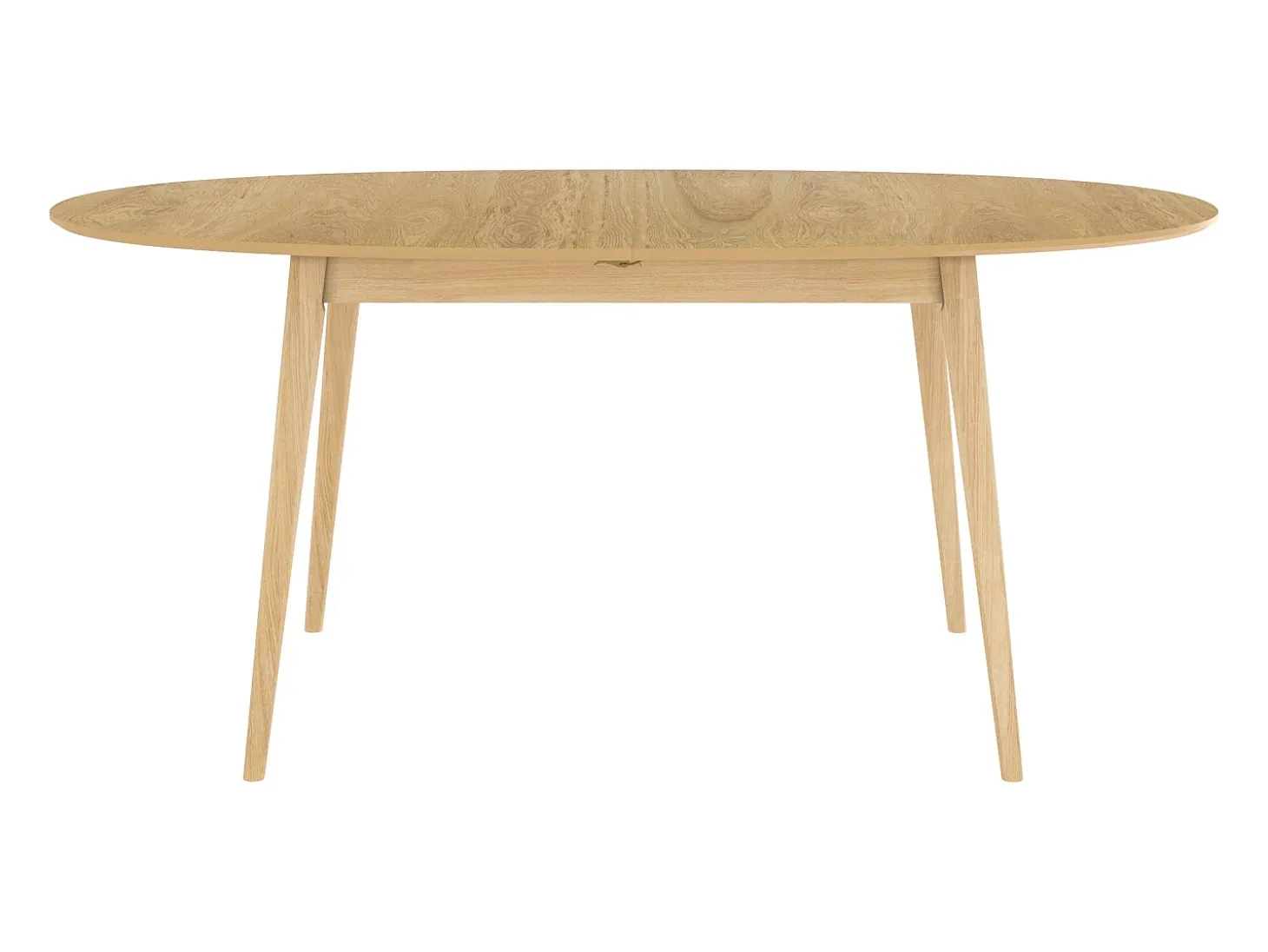 Mesa ovalada extensible de 6/8 personas en madera clara de 170/200 cm - Eddy