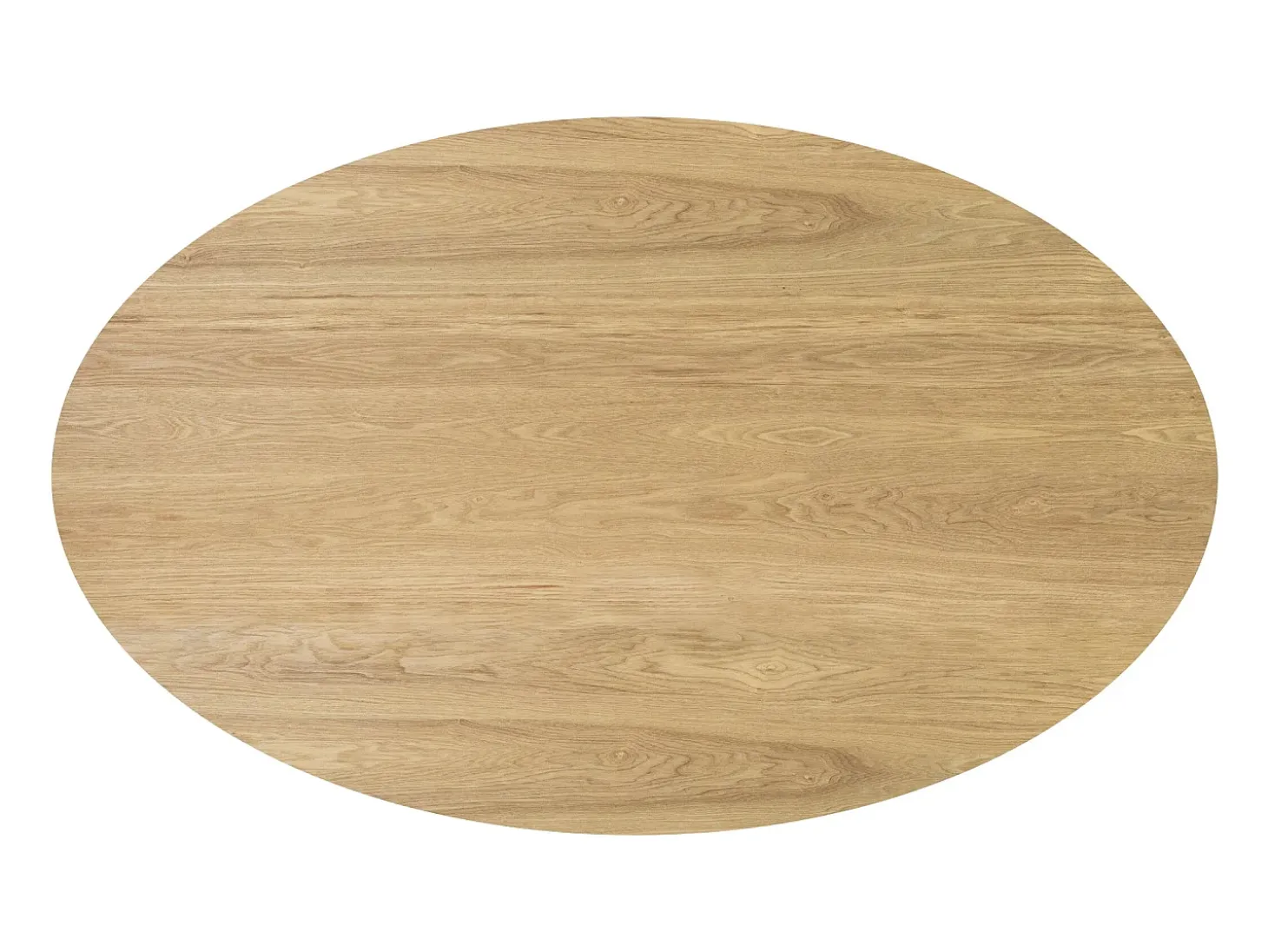 Mesa ovalada para 4 personas de madera clara 130 cm - Eddy