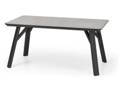 Mesa para 4/6 personas gris 160x90 cm