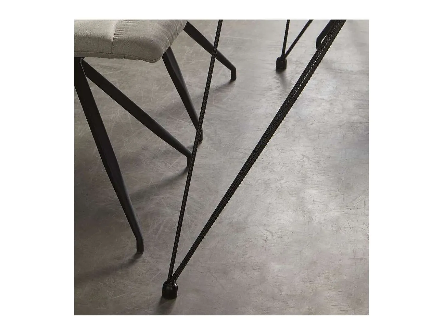 Mesa para cocina, comedor Md-Sally tapa cristal transparente, 140cm(ancho) 75cm(altura) 90