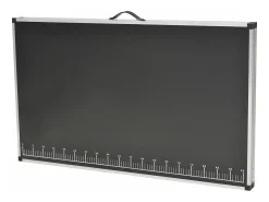 Mesa para empapelar plegable de MDF y aluminio 200x60x78 cm ES635548