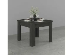 Mesa para salón de diseño moderno 90-180x90cm Jesi Liber Ardesia