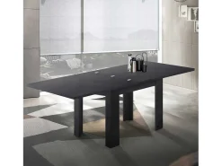 Mesa para salón de diseño moderno 90-180x90cm Jesi Liber Ardesia