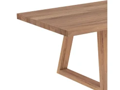 Mesa rectangular de madera de teca para 10 personas 260 cm - Marie