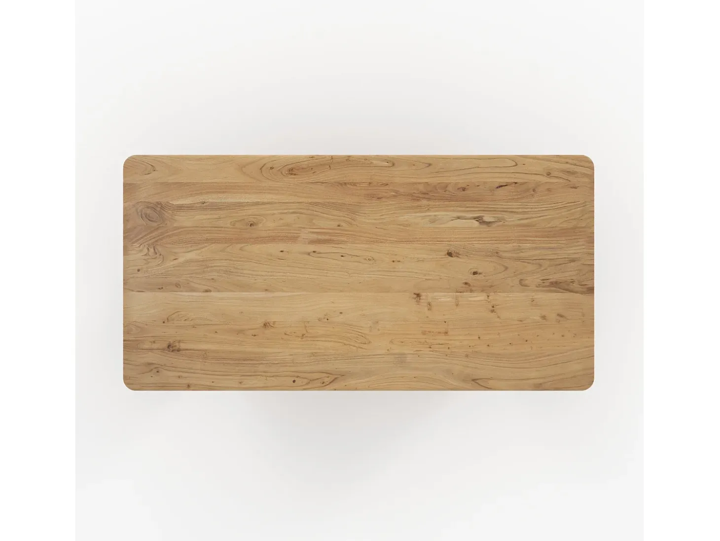 Mesa rectangular de madera de acacia para 8 personas - Andrea