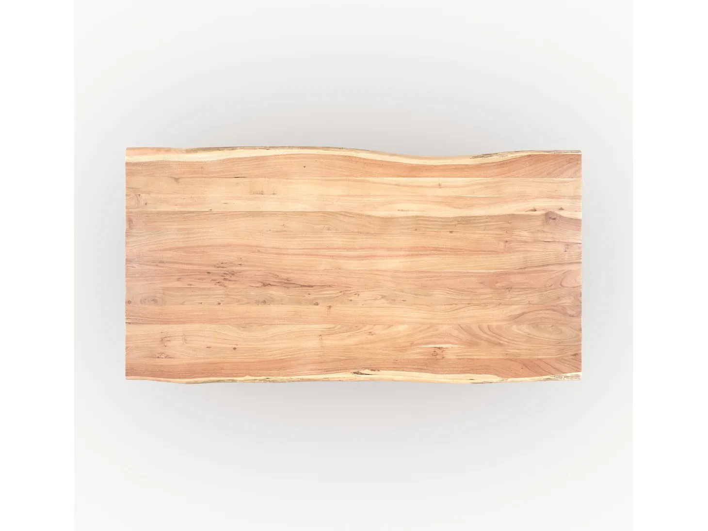 Mesa rectangular de madera maciza de acacia para 6 personas - Gia