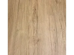 Mesa rectangular extensible blanca y madera clara 130 a 234 cm Ribo-Soporte 2 pies