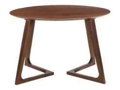 Mesa redonda de diseño de madera maciza 115 cm BANDOL