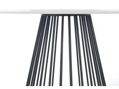 Mesa redonda de mármol para 4 personas 110x75 cm