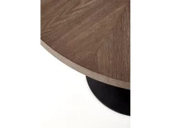 Mesa redonda de roble para 4 personas 100x75 cm
