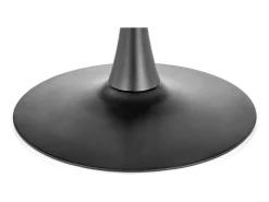 Mesa redonda de roble para 4 personas 100x75 cm